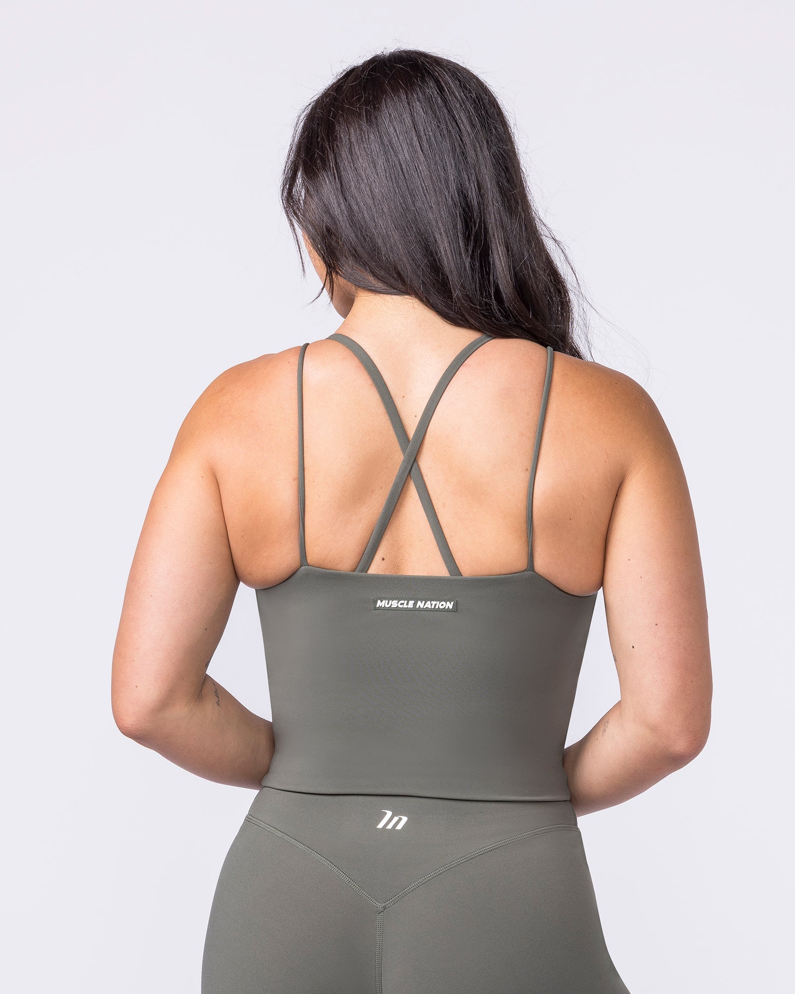 Cami Active Tank - Eucalyptus-Singlets & Tanks-XXS-022605EUYPTS-XXS-MNAPPRL48359-4-Muscle Nation