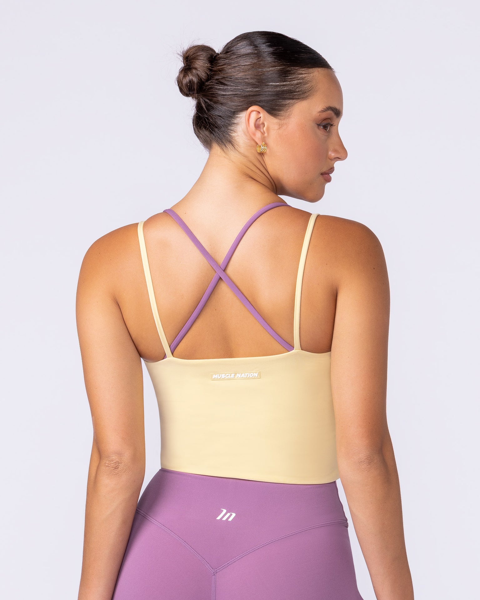 Cami Active Tank - Panna Cotta-Singlets & Tanks-XXS-112532PANCOT-XXS-MNAPPRL45662-4-Muscle Nation