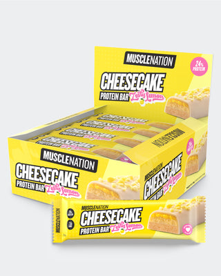 CHEESECAKE Protein Bar - Zesty Lemon - Box of 12-Protein Bars-MNSUPPS0310-19359054001043-1-Muscle Nation