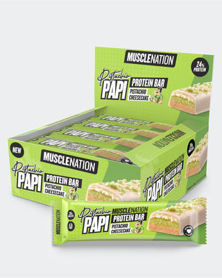 MN x PISTACHIO PAPI Protein Bar - Pistachio Cheesecake - Box of 12