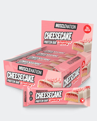 CHEESECAKE Protein Bar - Strawberry Dream - Box of 12-Protein Bars-MNSUPPS0311-19359054001036-1-Muscle Nation