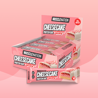 CHEESECAKE Protein Bar - Strawberry Dream - Box of 12-Protein Bars-MNSUPPS0311-19359054001036-1-Muscle Nation