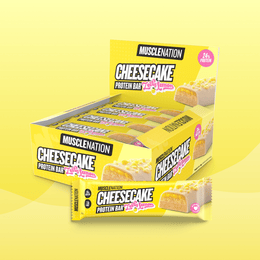 CHEESECAKE Protein Bar Zesty Lemon - Muscle Nation protein bar