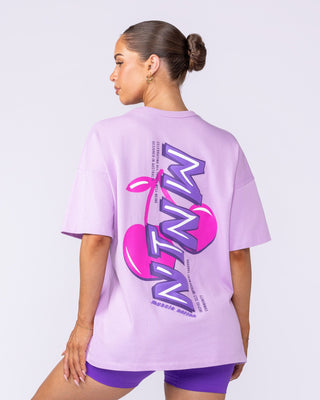 Cherry Oversized Tee - Pixie-T-Shirts-XXS-122502PIX-XXS-MNAPPRL48139-2-Muscle Nation