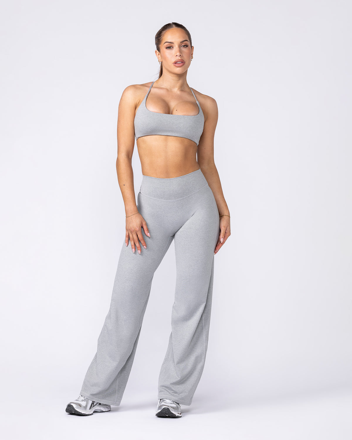 Cloud Straight Leg Leggings Tall - Light Grey Marl