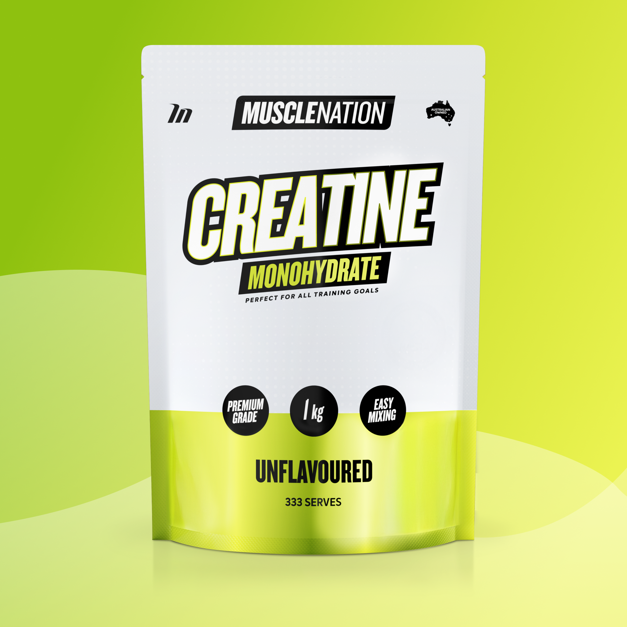 CREATINE MONOHYDRATE - Unflavoured 1kg-Creatine-MNSUPPS0390-9359054002760-1-Muscle Nation