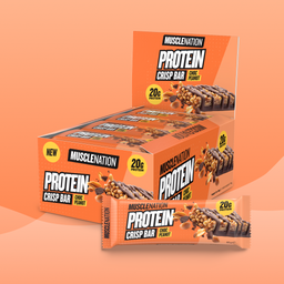 CRISP Protein Bar - Choc Peanut Bar - Box of 12-Protein Bars-MNSUPPS0425-19359054002521-1-Muscle Nation