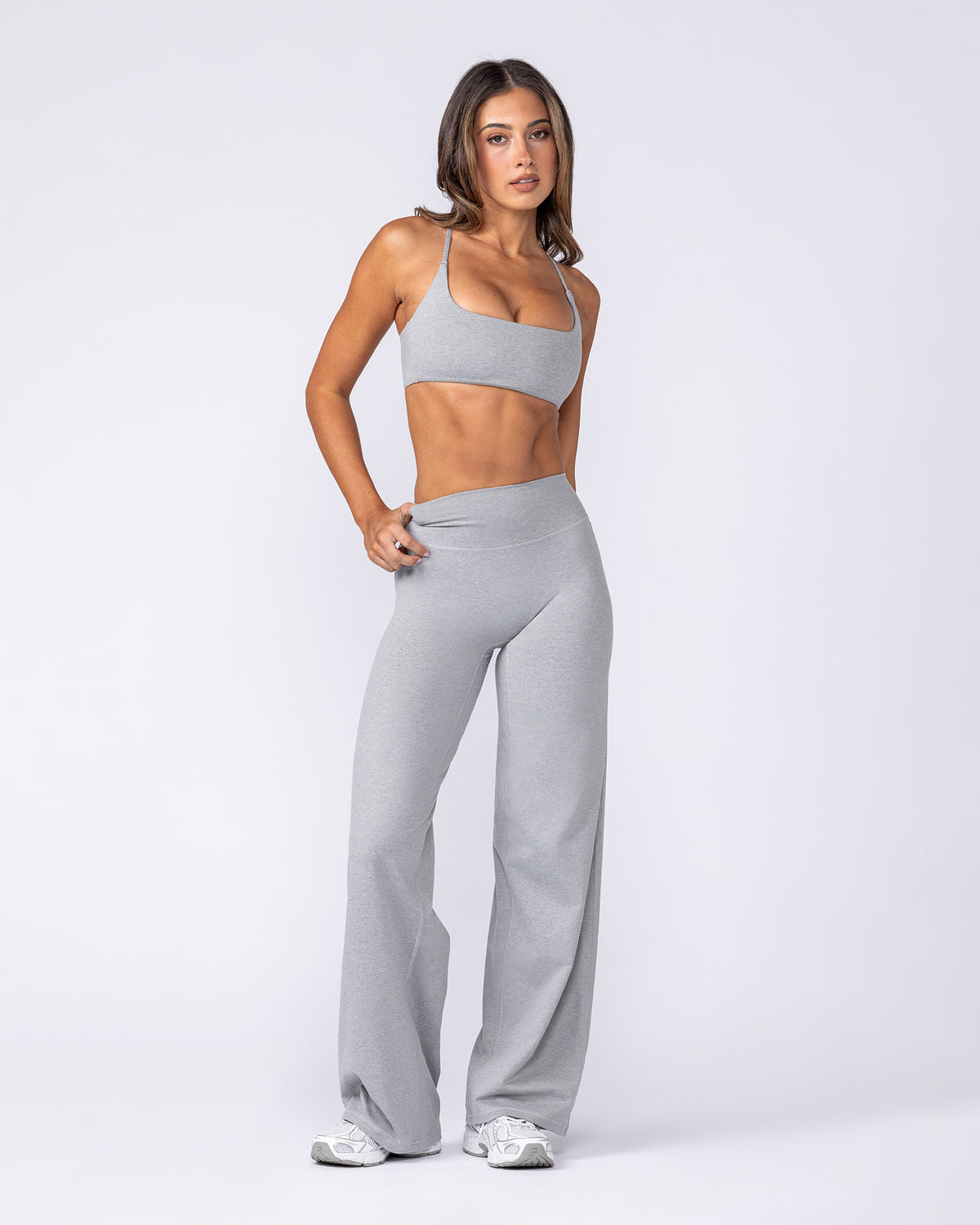 Crush Bralette - Light Grey Marl