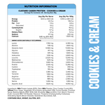 CUSTARD Casein Protein - Cookies & Cream - 25 serves-Custard Casein Powder-MNSUPPS0061-9359054001374-2-Muscle Nation