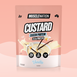 CUSTARD Casein Protein - Vanilla - 25 serves