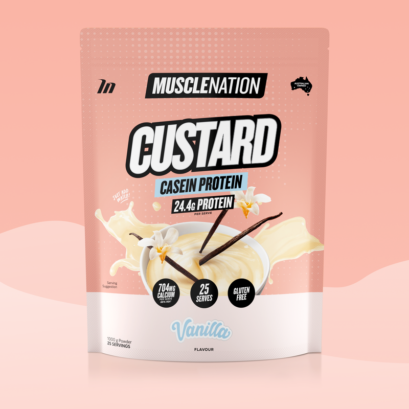 CUSTARD Casein Protein - Vanilla - 25 serves