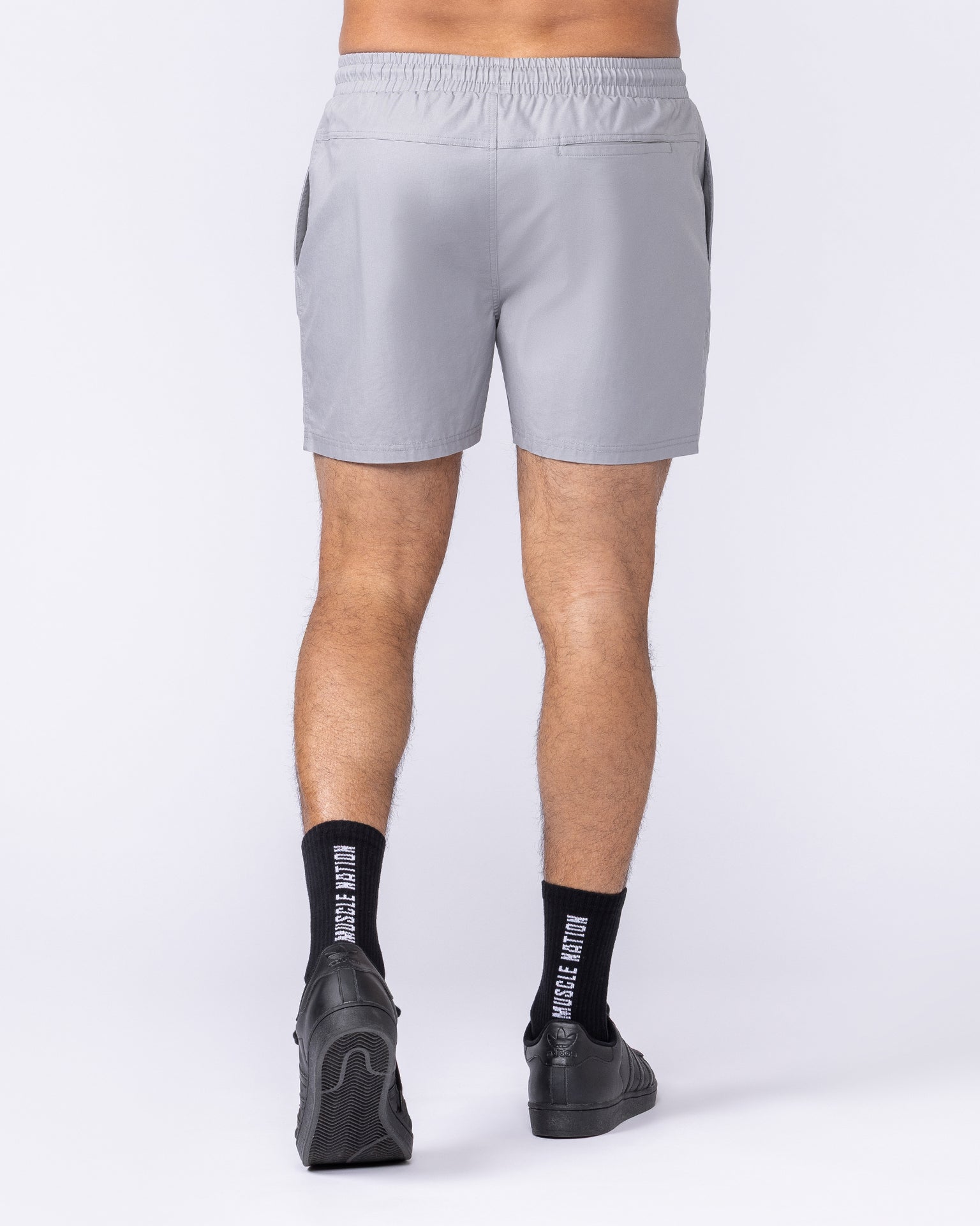 Daily 4" Shorts - Jet Grey-Shorts-S-1125164JETGRY-S-MNAPPRL46969-5-Muscle Nation