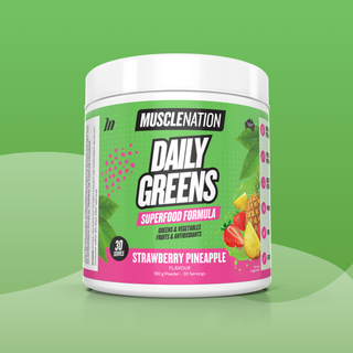 DAILY GREENS - Strawberry Pineapple - 30 serves-Greens & Wellness-MNSUPPS0320-9359054001459-1-Muscle Nation