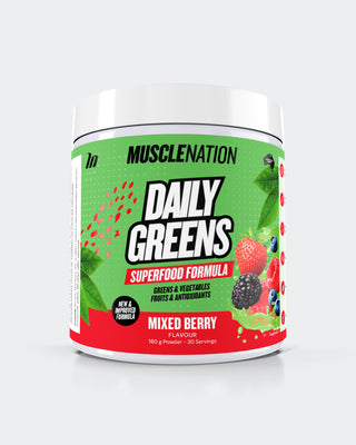 DAILY GREENS - Mixed Berry - 30 serves-Greens & Wellness-MNSUPPS0265-9359054000483-1-Muscle Nation