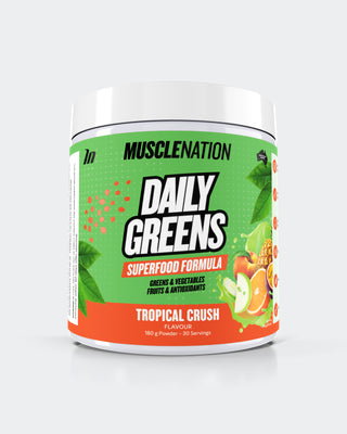 DAILY GREENS - Tropical Crush - 30 serves-Greens & Wellness-MNSUPPS0319-9359054001442-1-Muscle Nation