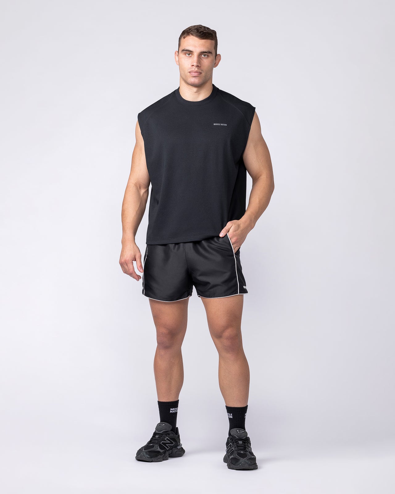 Campus 5" Shorts - Black