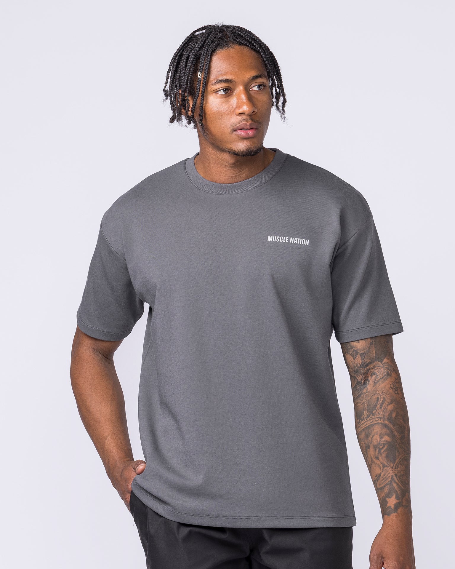 Daily Regular Fit Tee - Tornado-T-Shirts-S-012612TRNDO-S-MNAPPRL48202-1-Muscle Nation