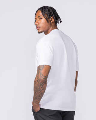 Daily Regular Fit Tee - White-T-Shirts-S-012612WHT-S-MNAPPRL48195-2-Muscle Nation