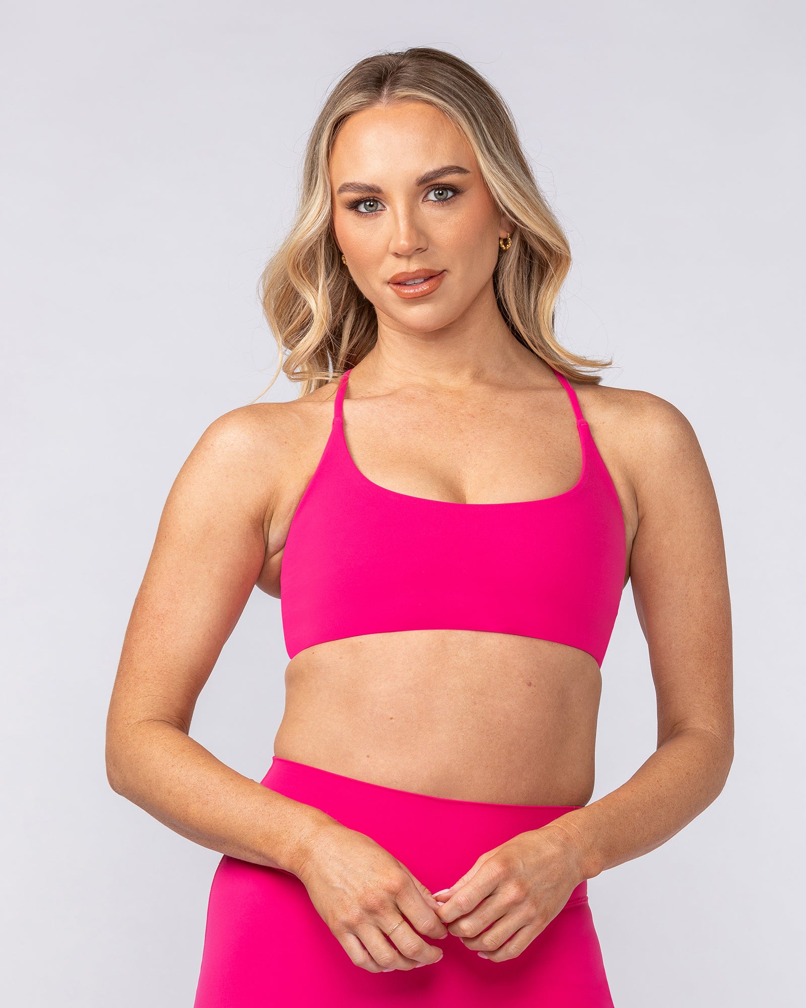 Darling Bralette - Raspberry-Bralettes-XXS-082501RASP-XXS-MNAPPRL43595-2-Muscle Nation