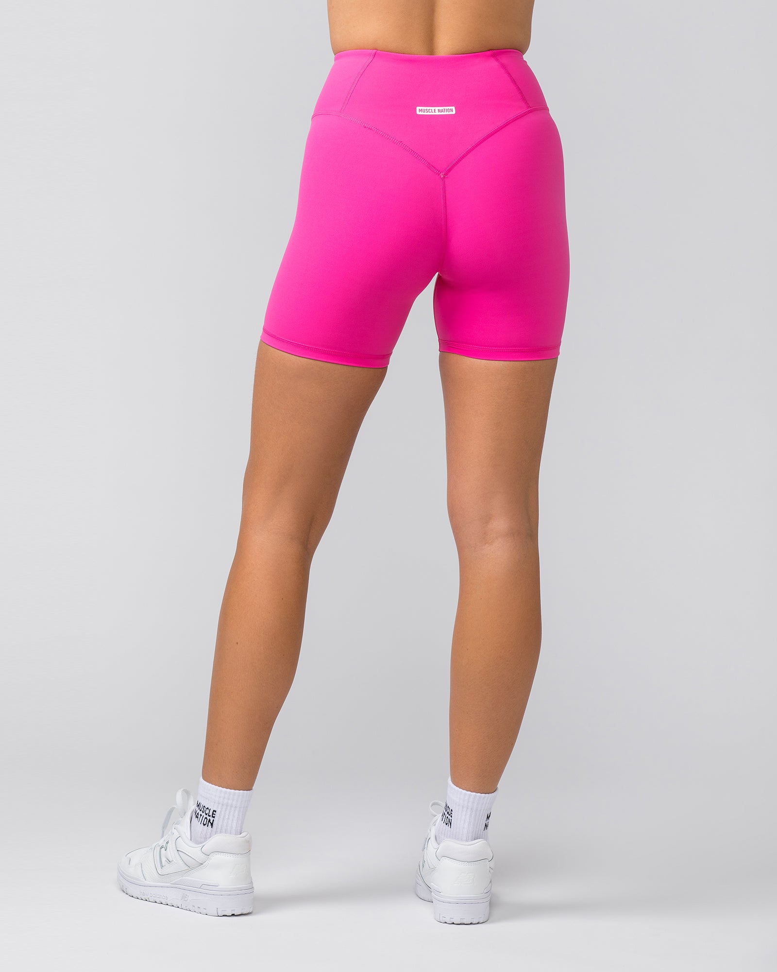Contour Aura Bike Shorts - Luminous Pink-Shorts-XXS-042405LUMIPNK-XXS-MNAPPRL30073-5-Muscle Nation