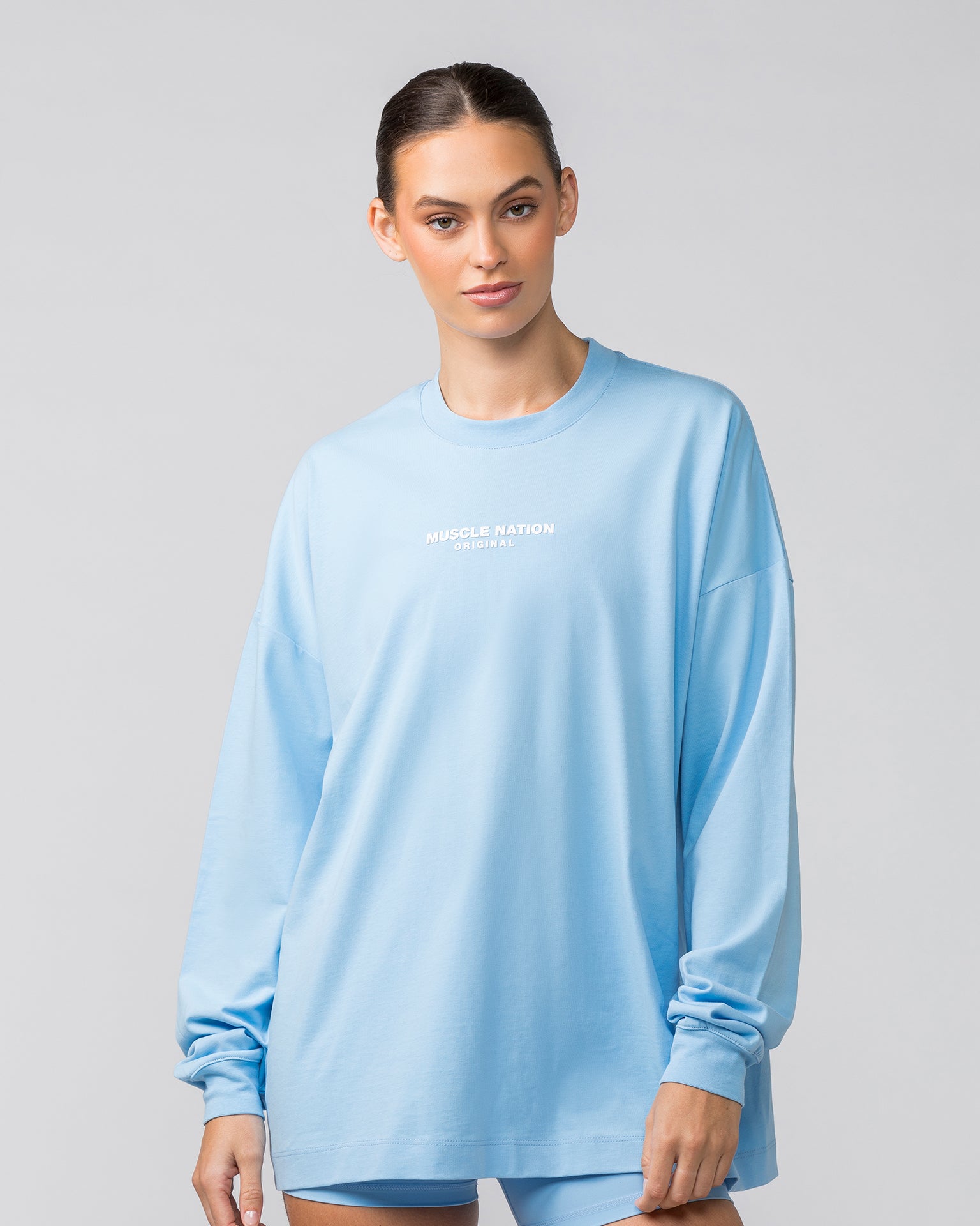 OG Oversized Long Sleeve Tee - Skyride-Long Sleeve T-Shirts-XXS-042411SKYRD-XXS-MNAPPRL30489-4-Muscle Nation