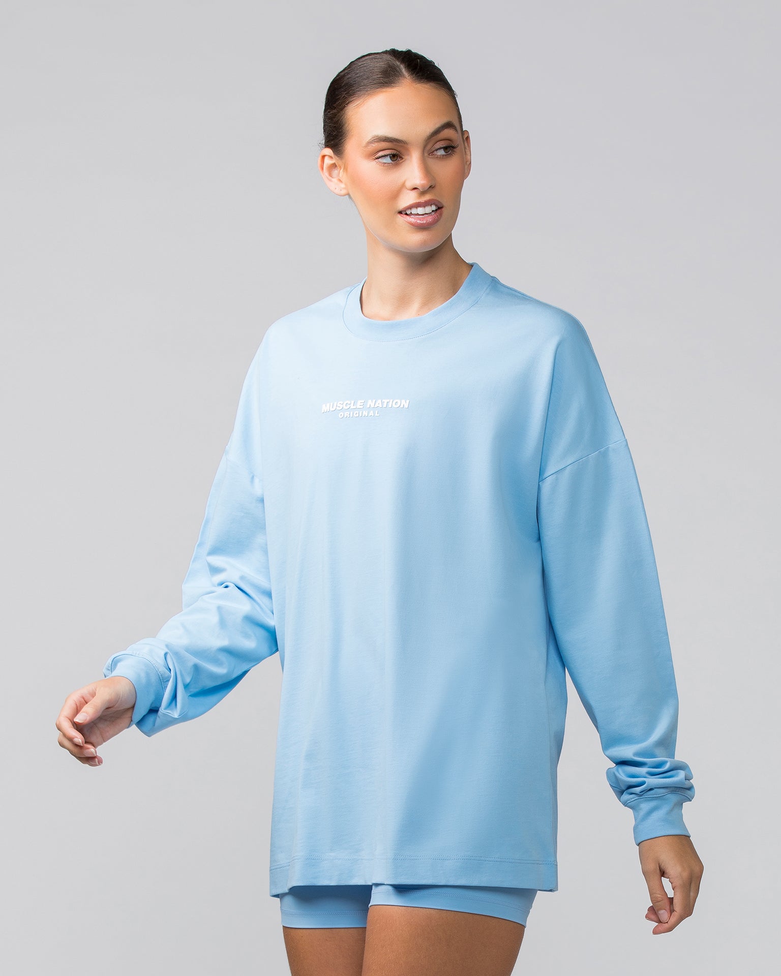 OG Oversized Long Sleeve Tee - Skyride-Long Sleeve T-Shirts-XXS-042411SKYRD-XXS-MNAPPRL30489-3-Muscle Nation
