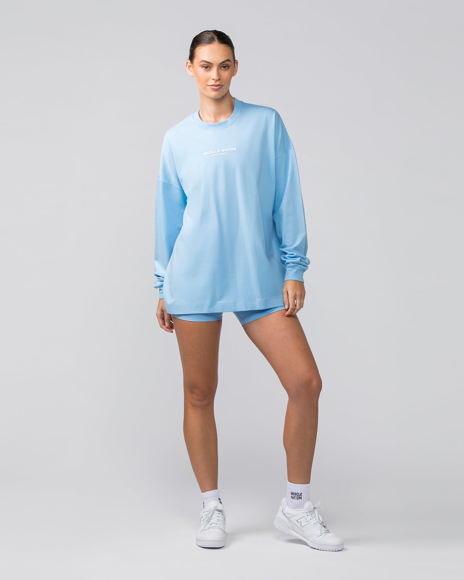 OG Oversized Long Sleeve Tee - Skyride-Long Sleeve T-Shirts-XXS-042411SKYRD-XXS-MNAPPRL30489-7-Muscle Nation