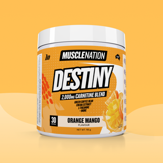 DESTINY Pre-Workout Burn - Orange Mango - 30 serves-Fat Burner-MNSUPPS0336-745114578174-1-Muscle Nation
