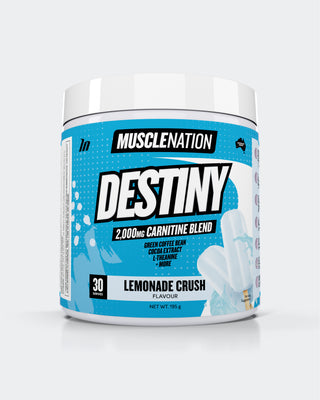 DESTINY Pre Workout Burn - Lemonade Crush - 30 serves-Fat Burner-MNSUPPS0153-764460254181-1-Muscle Nation