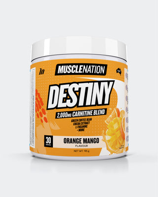 DESTINY Pre Workout Burn - Orange Mango - 30 serves-Fat Burner-MNSUPPS0336-745114578174-1-Muscle Nation