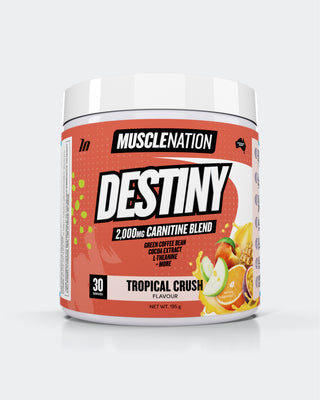 DESTINY Pre Workout Burn - Tropical Crush - 30 serves-Fat Burner-MNSUPPS0238-764460254495-1-Muscle Nation