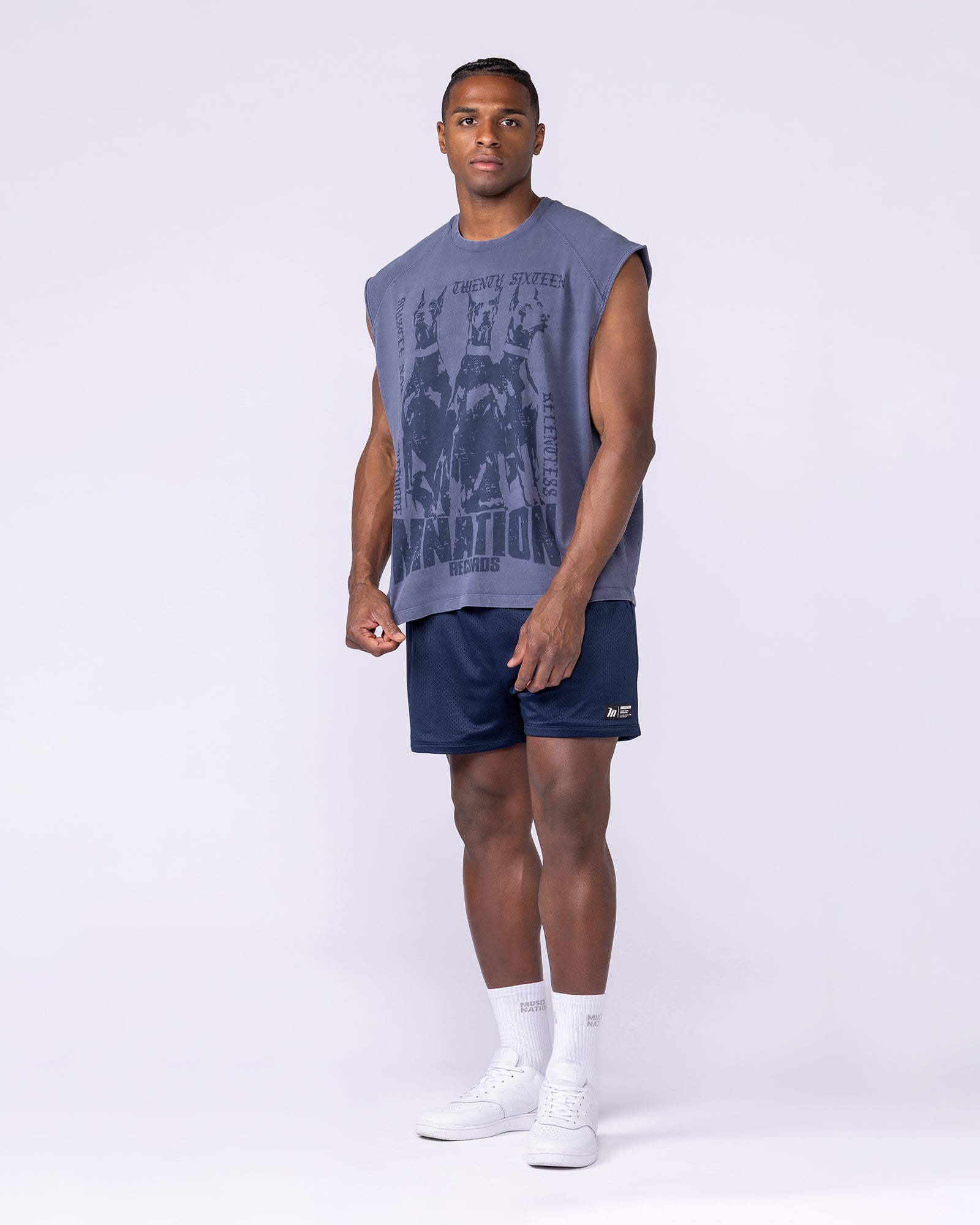 Doberman Vintage Boxy Muscle Tank - Washed Altantis-Singlets & Tanks-S-1125140WATLS-S-MNAPPRL47362-5-Muscle Nation