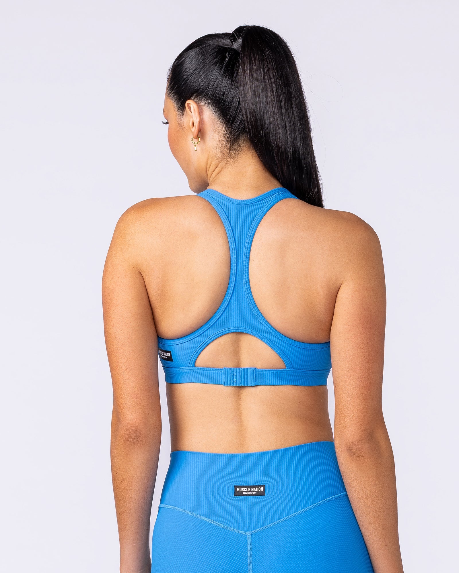 Drew Rib Bra - Malibu-Sports Bras-XXS-112502MLBU-XXS-MNAPPRL45788-5-Muscle Nation