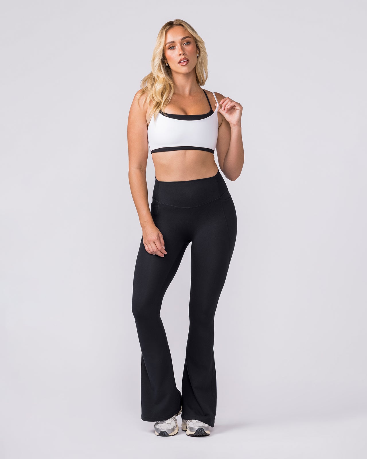 Duo Bralette - Black/White-Bralettes-XXS-042605BLKWHTE-XXS-MNAPPRL50014-6-Muscle Nation