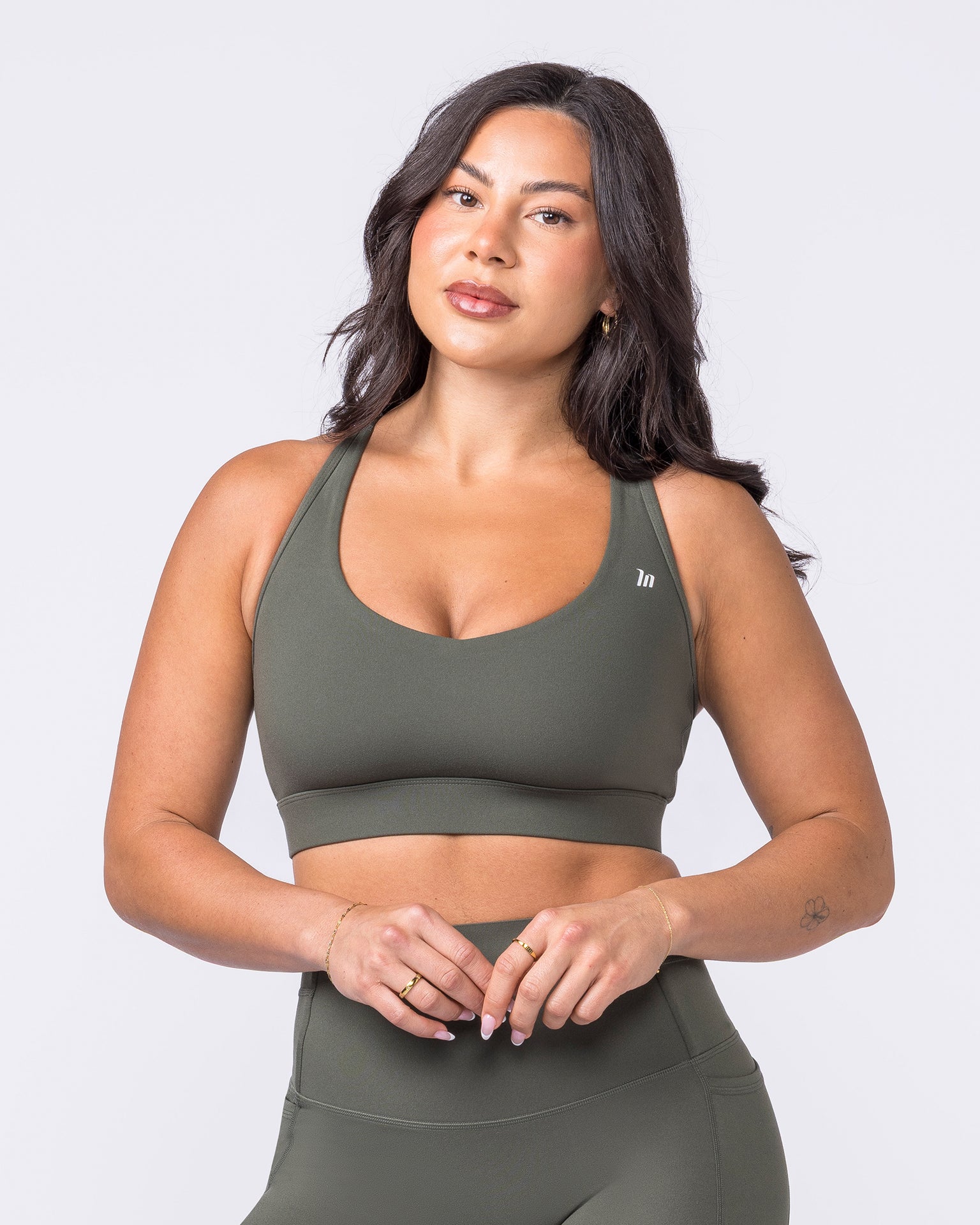 Elite Support Bra - Eucalyptus-Sports Bras-XS-022608EUYPTS-XS-MNAPPRL48422-5-Muscle Nation