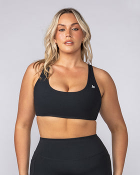 Endurance Bra - Black-Sports Bras-XS-062501BLK-XS-MNAPPRL42924-1-Muscle Nation