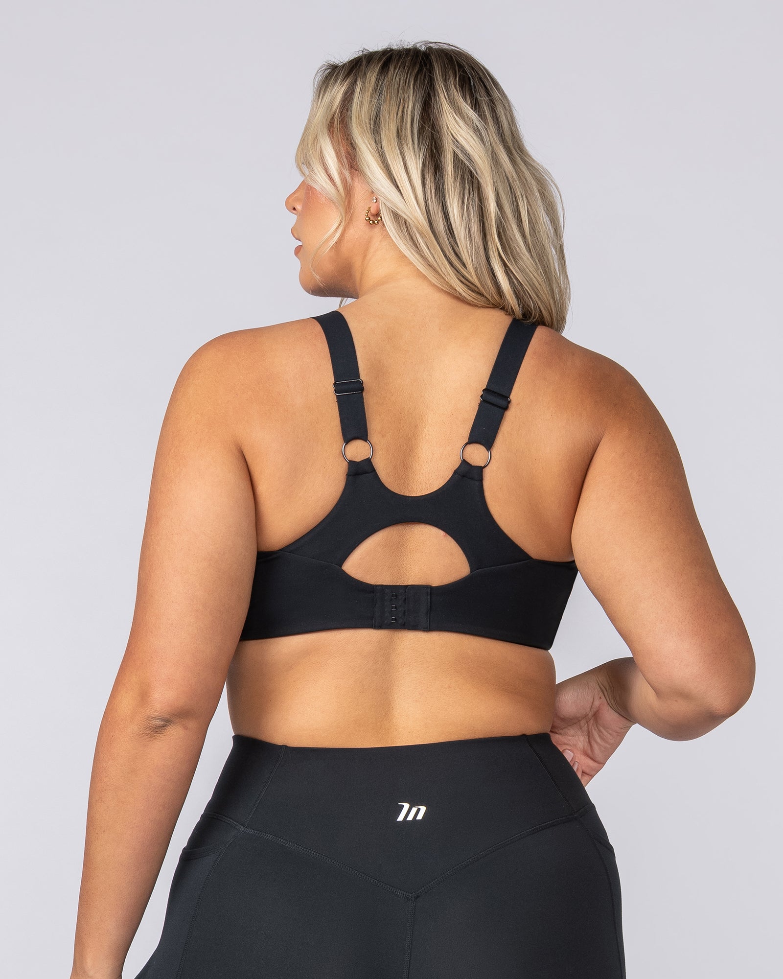 Endurance Bra - Black-Sports Bras-XS-062501BLK-XS-MNAPPRL42924-4-Muscle Nation