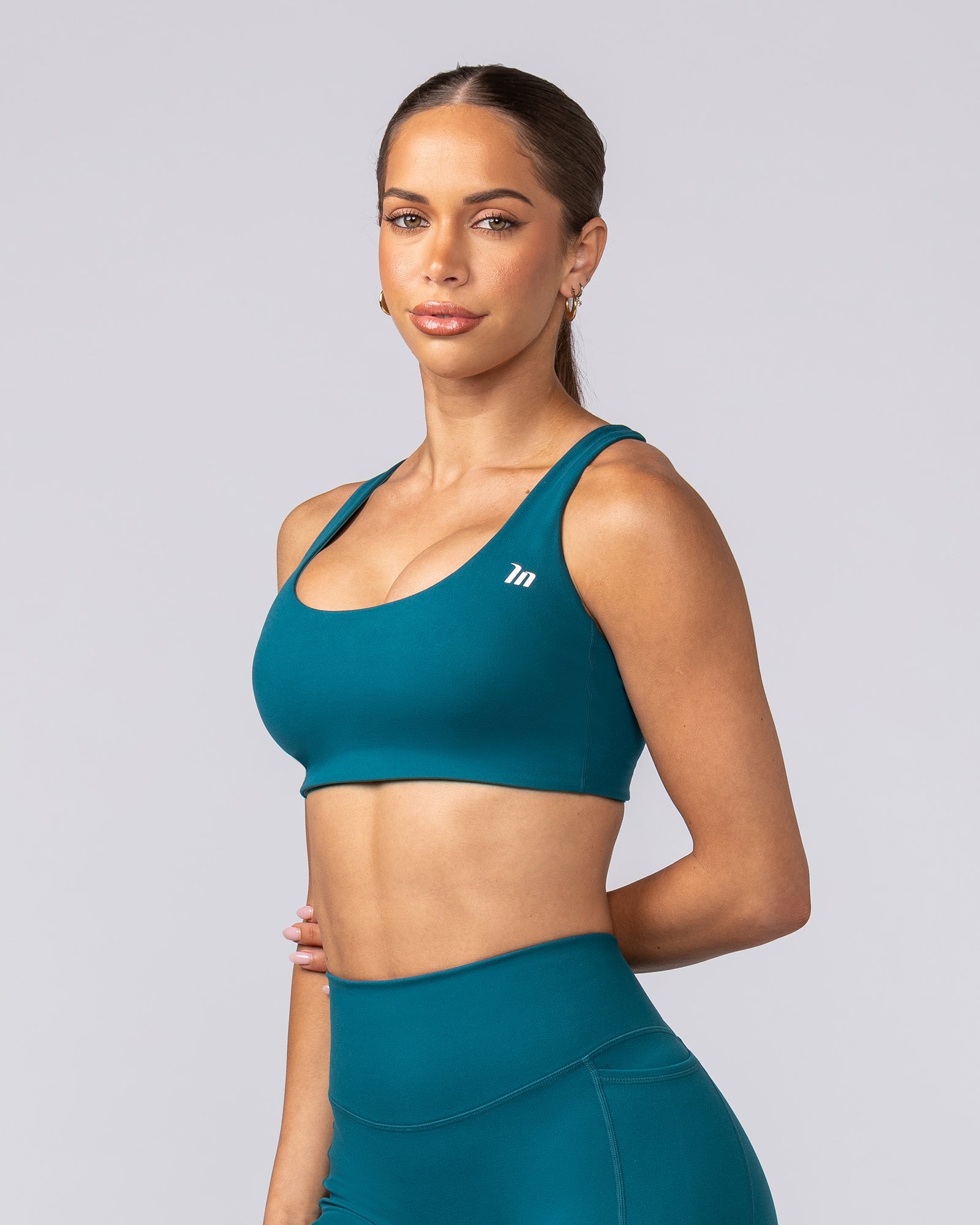 Endurance Bra - Deep Teal-Sports Bras-XS-062501DTEAL-XS-MNAPPRL42900-2-Muscle Nation