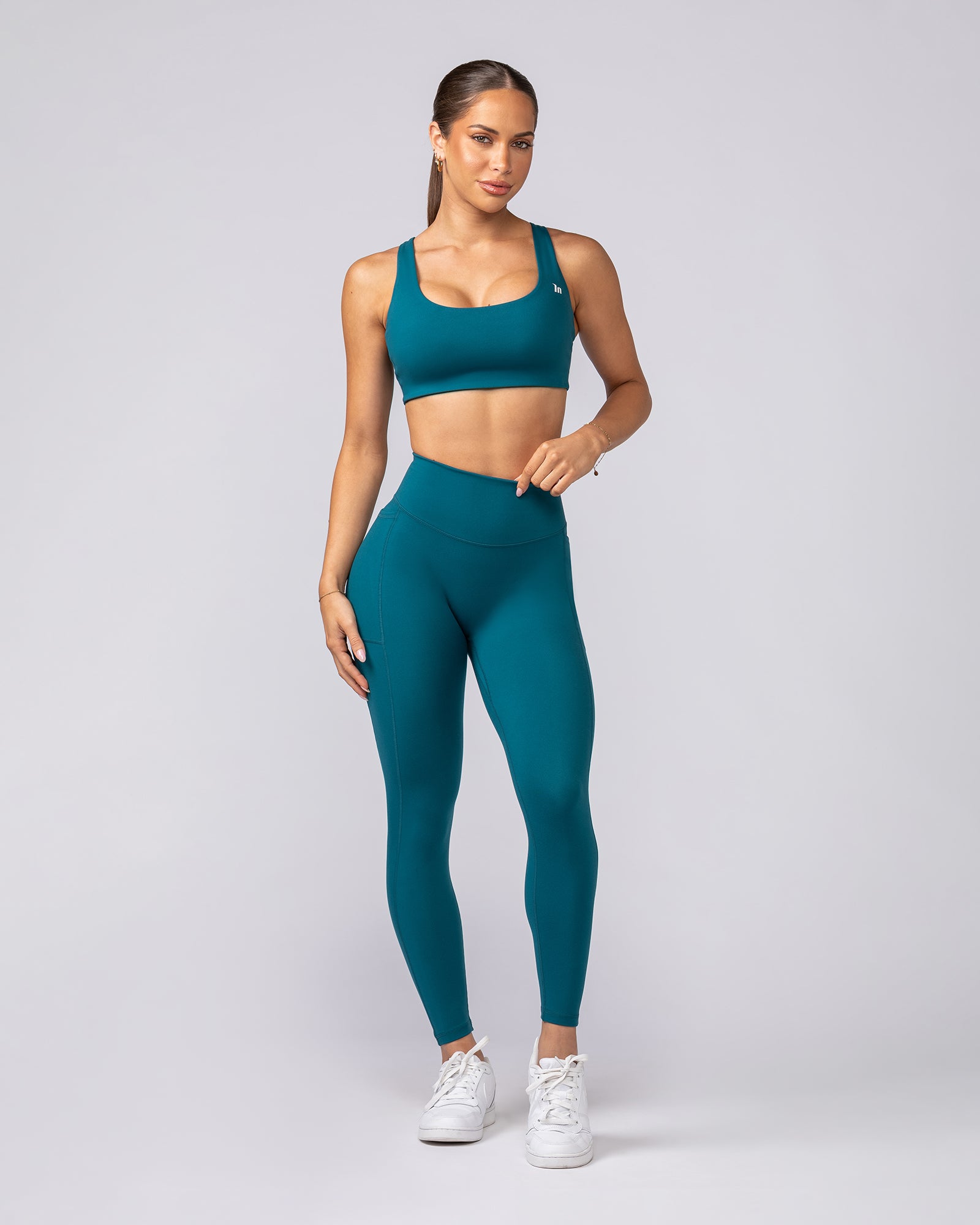 Endurance Bra - Deep Teal-Sports Bras-XS-062501DTEAL-XS-MNAPPRL42900-5-Muscle Nation