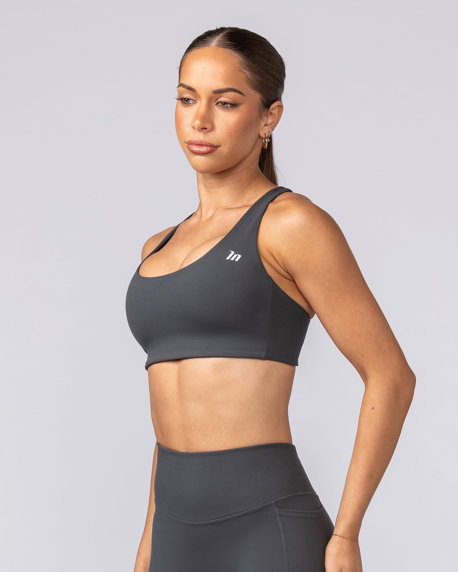 Endurance Bra - Granite-Sports Bras-XS-062501GRNT-XS-MNAPPRL42916-2-Muscle Nation