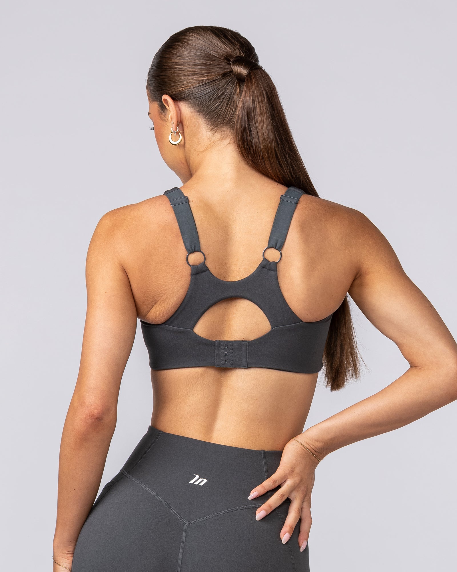 Endurance Bra - Granite-Sports Bras-XS-062501GRNT-XS-MNAPPRL42916-4-Muscle Nation