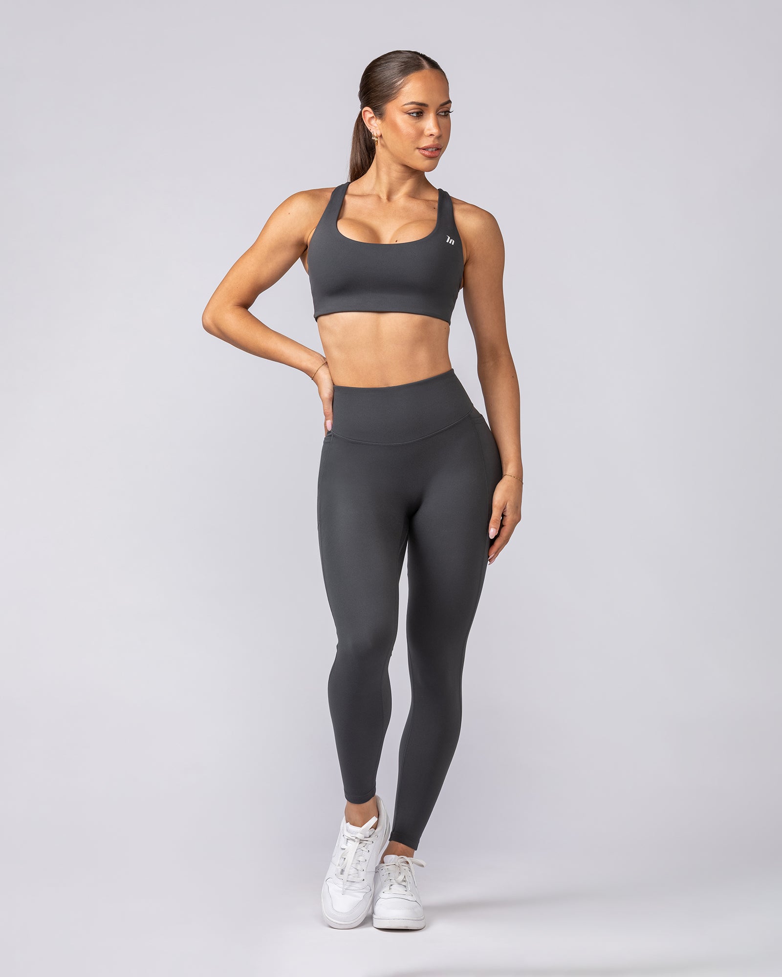 Endurance Bra - Granite-Sports Bras-XS-062501GRNT-XS-MNAPPRL42916-5-Muscle Nation