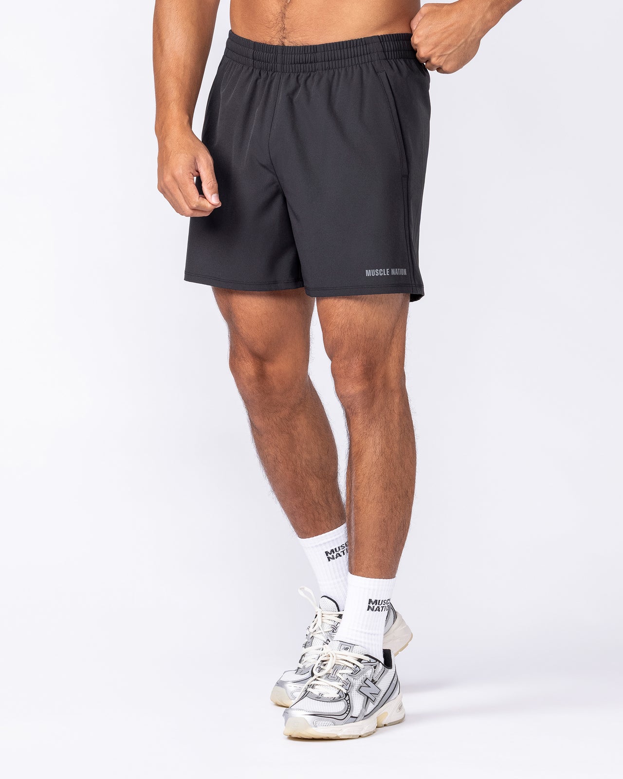 Essential Active 5" Shorts - Black