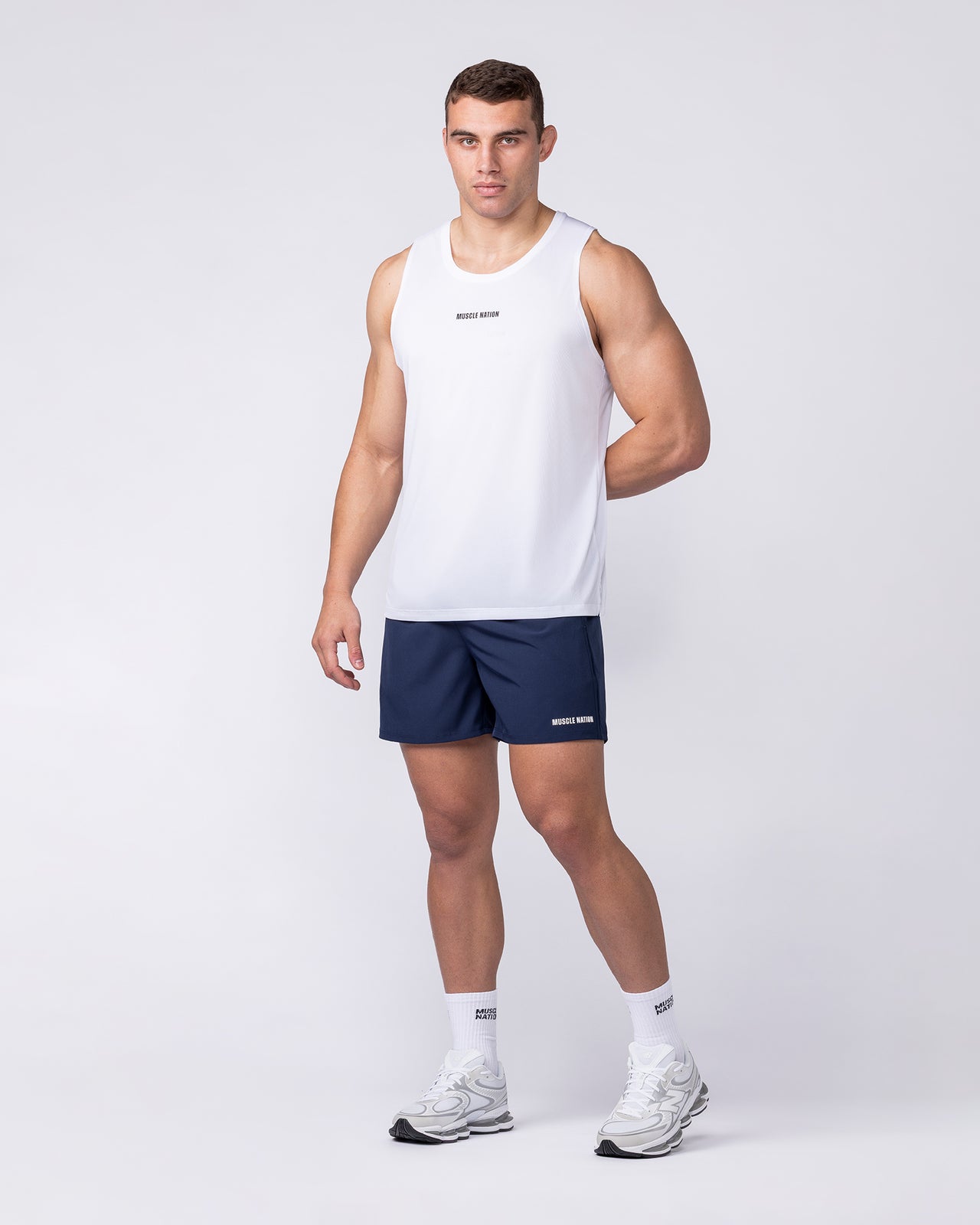 Essential Active 5" Shorts - Navy