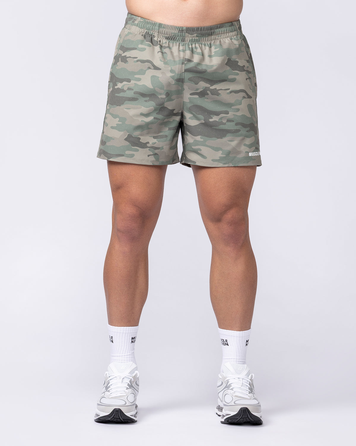 Essential Active 5" Shorts - Washed Camo