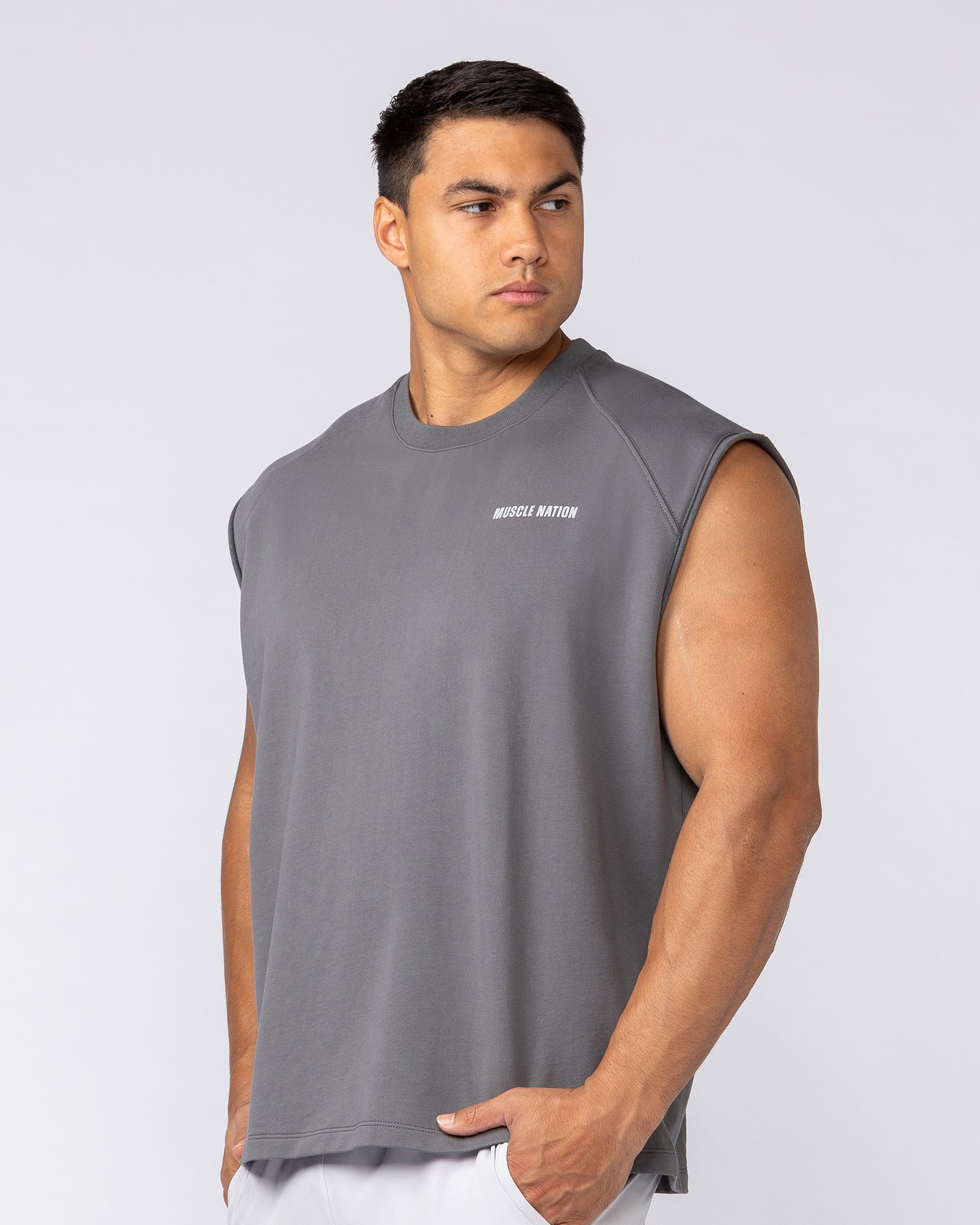 Essential Boxy Muscle Tank - Tornado-Singlets & Tanks-S-092524TRNDO-S-MNAPPRL44330-2-Muscle Nation