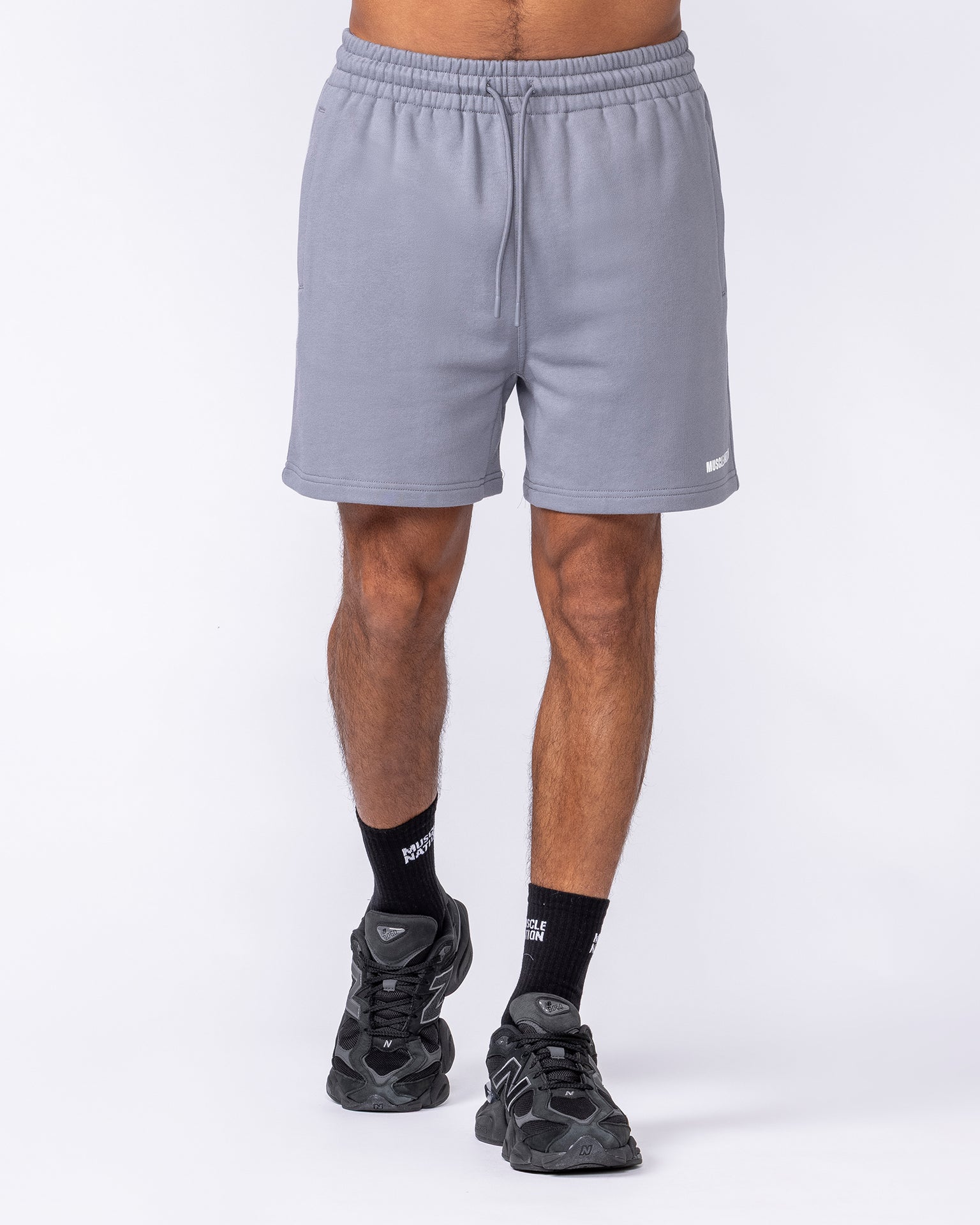 Essential Sweat 5" Shorts - Cement