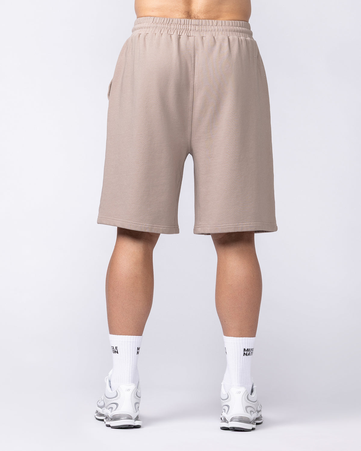 Essential Wide Sweat 9" Shorts - Sandstorm