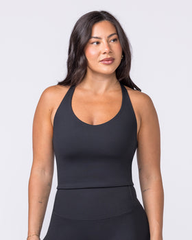 Everyday Form Cropped Tank - Black-Singlets & Tanks-XXS-022612BLK-XXS-MNAPPRL48560-1-Muscle Nation