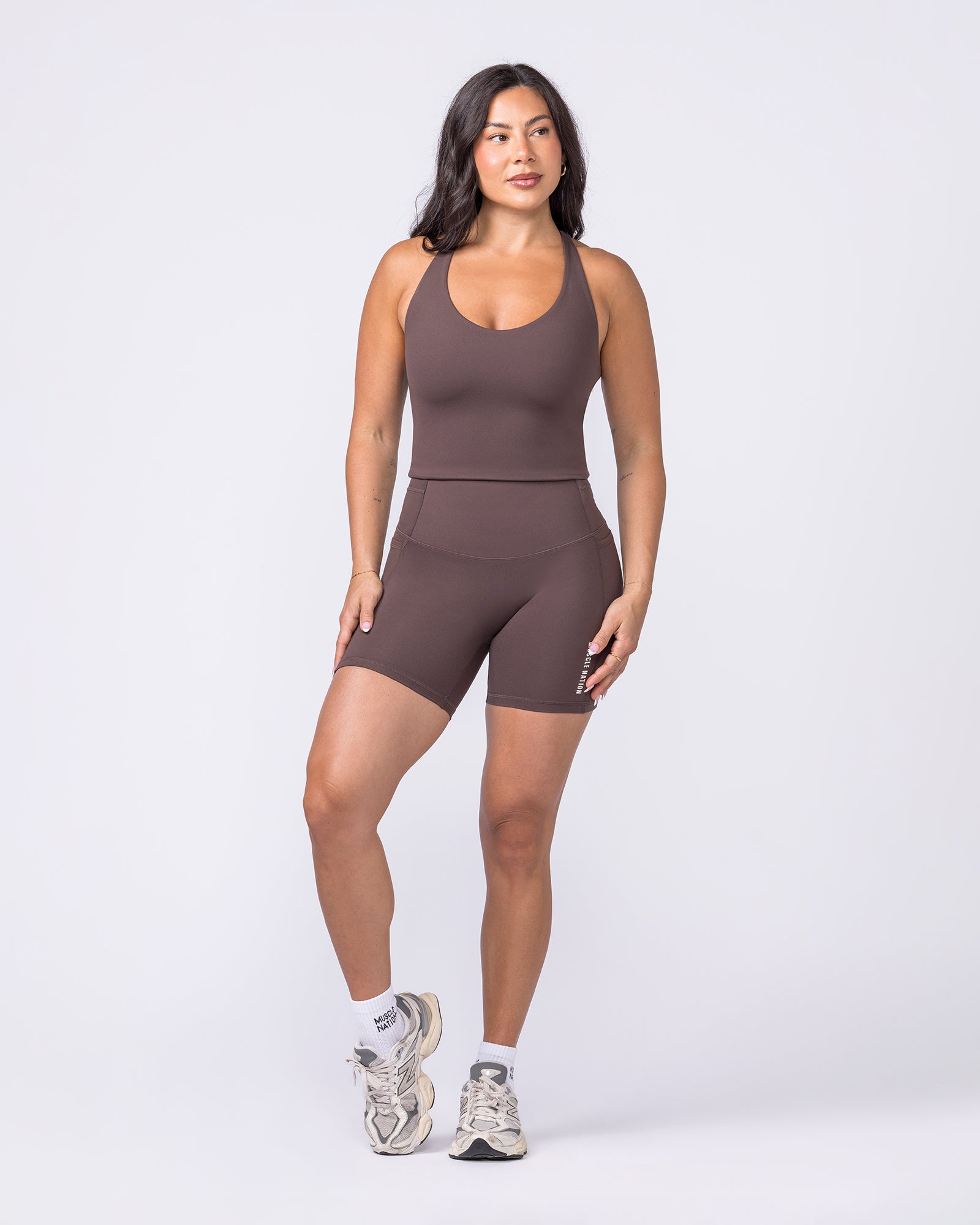 Everyday Form Cropped Tank - Cola-Singlets & Tanks-XXS-022612COLA-XXS-MNAPPRL48533-5-Muscle Nation